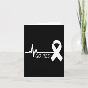 Tarjeta Febrero Mes de la Salud del Corazón Estadounidense