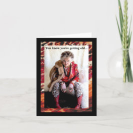 Tarjeta Fecha de nacimiento de Penny Old Humorous