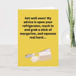 Tarjeta Feed Butter Get Well Card