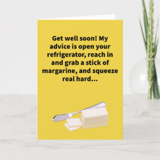 Tarjeta Feed Butter Get Well Card