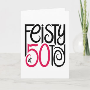 Tarjeta Feisty con 50 cartas