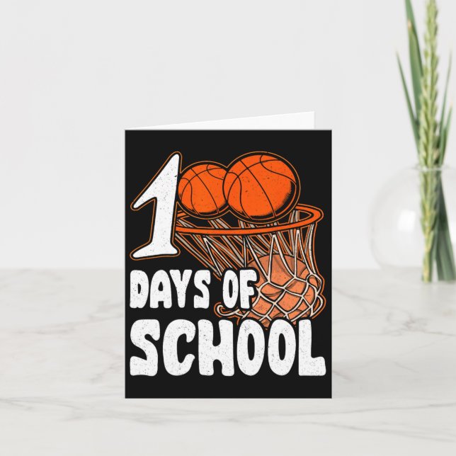 Tarjeta Felices 100 días de clases de niños bisketll 100 d (Anverso)