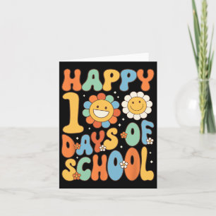 Tarjeta Felices 100 Días De Colegio Groovy 100º Día De Col