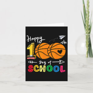 Tarjeta Felices 100 días en la escuela Bysketll 100 días m