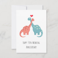 Felices 50 años de Boda Dinosaurios