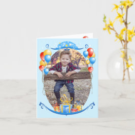 Tarjeta Felices Balones de Cumpleaños Nombre personalizado