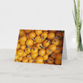 Tarjeta Felices Calabazas de Bendición de Otoño de Hallowe