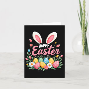 Tarjeta Felices Camisetas de Pascua de Pascua en Pascua