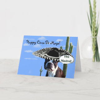 Tarjeta Felices cinco de Mayo, una carta de bienvenida