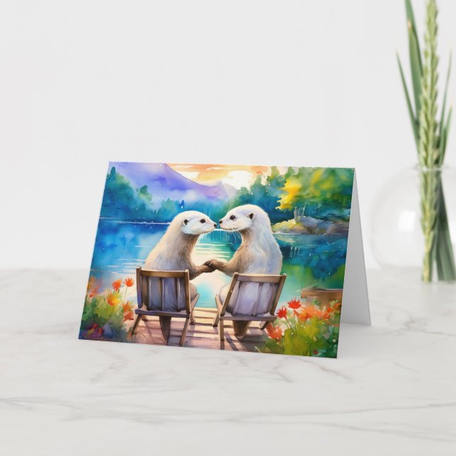 Tarjeta Felices de tenernos el uno al otro (Anverso)