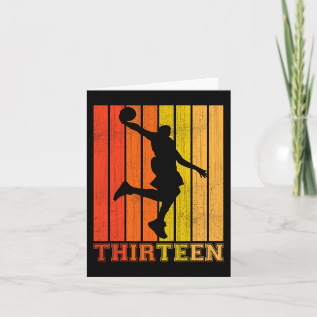 Tarjeta Felices Decoraciones De Cumpleaños 13 Para Boys Ba (Anverso)