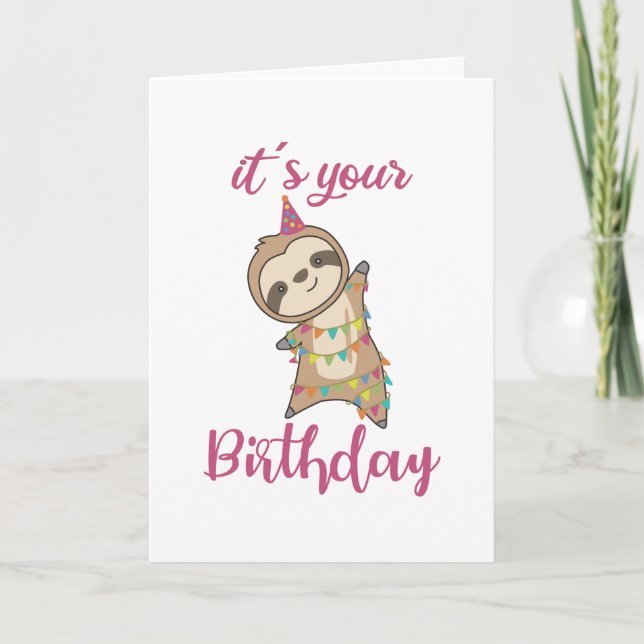 Tarjeta Felices Deseos De Cumpleaños Para Ti. (Anverso)