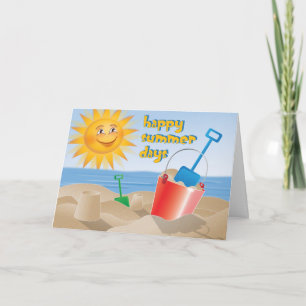 Tarjeta Felices Días de Verano