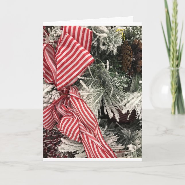 Tarjeta **Felices fiestas** (Anverso)