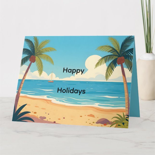 Tarjeta Felices Fiestas (Anverso)