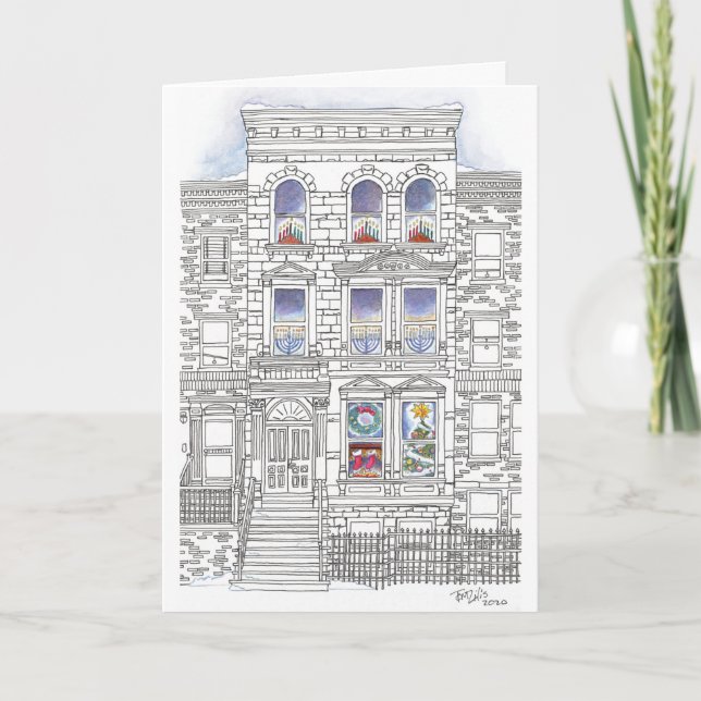 Tarjeta Felices Fiestas (Anverso)