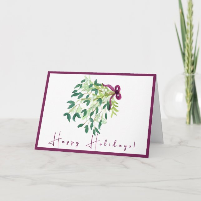 Tarjeta Felices Fiestas (Anverso)