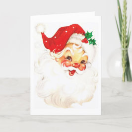Tarjeta Felices Fiestas con Santa