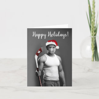 Tarjeta Felices fiestas de Hunky Justin Trudeau