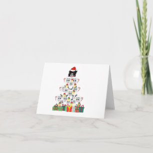 Tarjeta Felices Fiestas de Pastoreo de Navidad