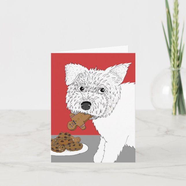 Tarjeta Felices fiestas del Ladrón de la Cocina (Anverso)