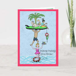 Tarjeta Felices Fiestas desde Florida