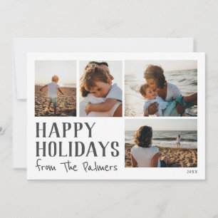 Tarjeta Felices Fiestas desde la foto de ubicación