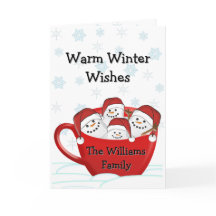 Felices Fiestas Familia Malvavisco Personalizado