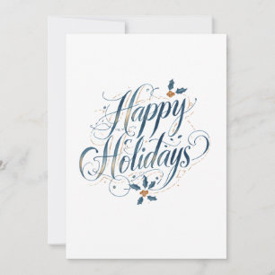 Tarjeta Felices Fiestas Feliz Navidad Familia Año Nuevo