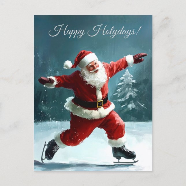 Tarjeta Felices Fiestas. Navidad  (Anverso)