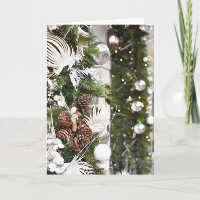 Tarjeta Felices fiestas Navidades de Londres Temporada de  (Anverso)