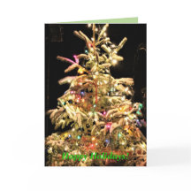 Felices fiestas! Real Tree Real Snow!Real Navidade