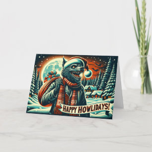 Tarjeta Felices Howlidays