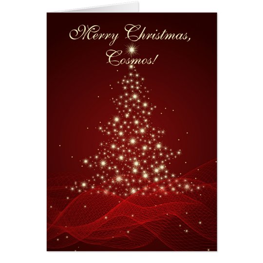 Tarjeta ¡Felices Navidad, cosmos!