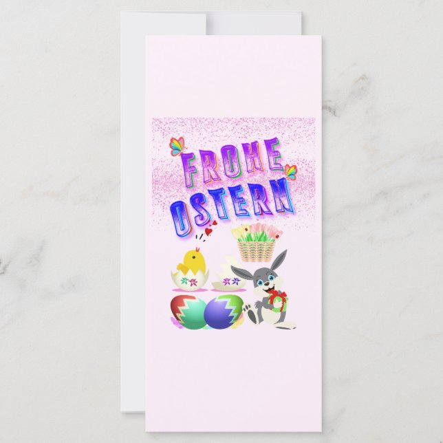 Tarjeta Felices Pascuas (Anverso)