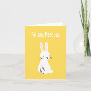 Tarjeta Felices Pascuas, Español Feliz Pascua