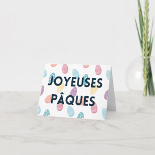Tarjeta Felices Pascuas, Pascua francesa 
