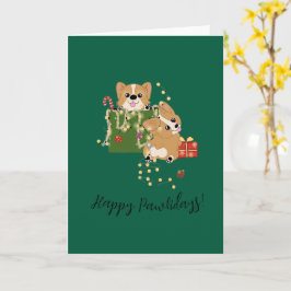 Tarjeta ¡Felices Pawlidays!