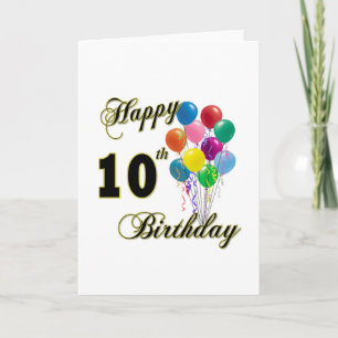 Tarjeta Felices regalos de cumpleaños y ropa de cumpleaños