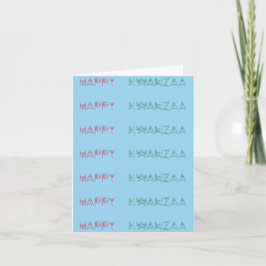 Tarjeta Felices Saludos de Kwanzaa