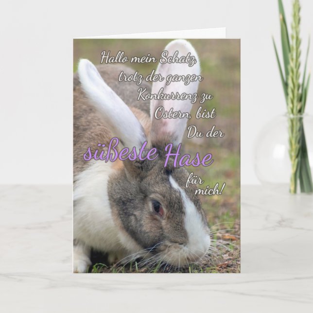 Tarjeta Felices saludos de Pascua para tus seres queridos! (Anverso)