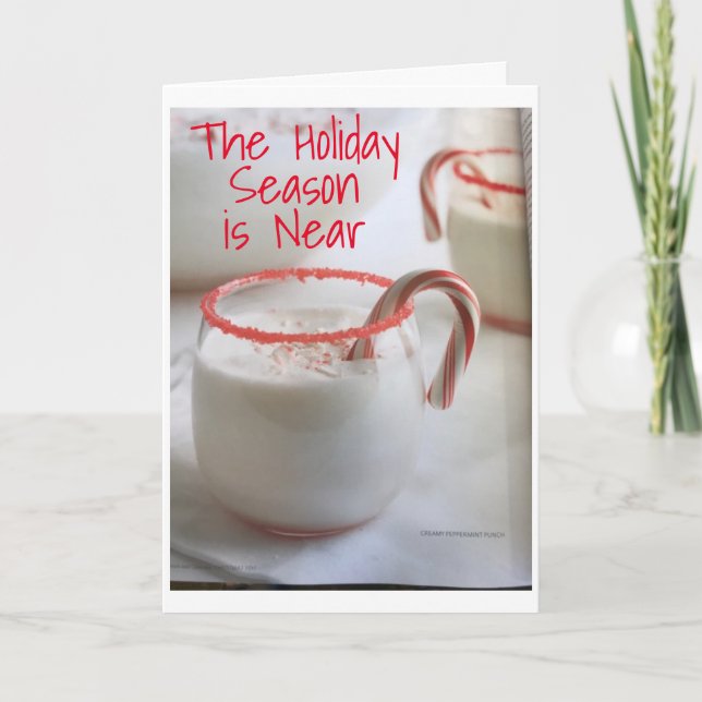 TARJETA ****FELICES VACACIONES DE NUESTRA CASA A LA TUYA** (Anverso)