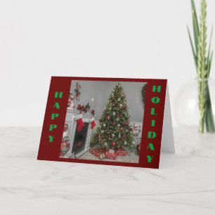 TARJETA **FELICES VACACIONES DE NUESTRA CASA A LA TUYA**