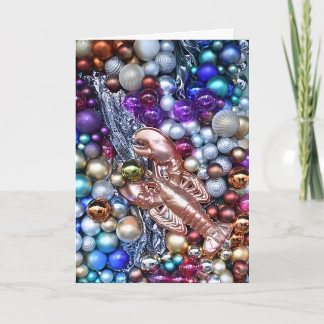 Tarjeta Felices vacaciones Navidades de Londres Decoración (Anverso)