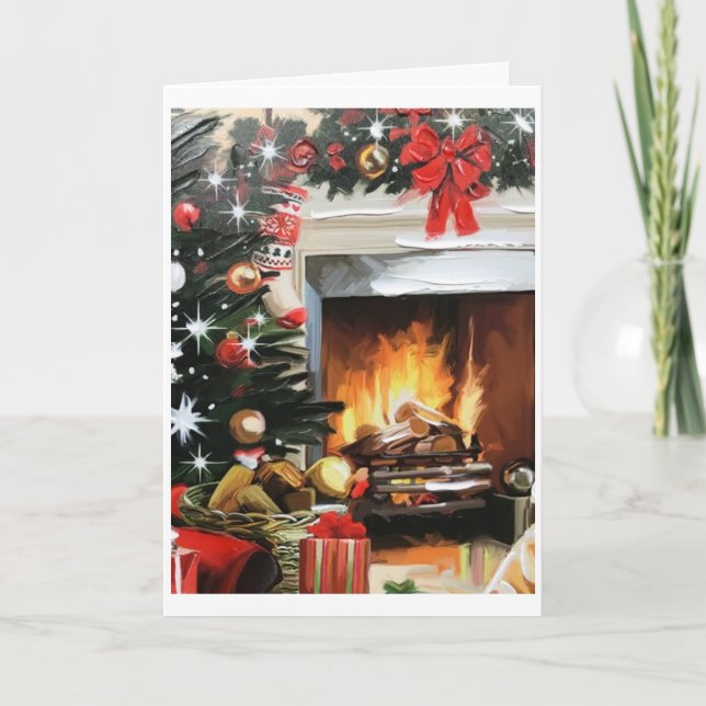 TARJETA FELICES VACACIONES Y PENSAMIENTO EN "USTEDES" EN N (Anverso)