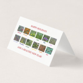 TARJETA ¡FELICES VACACIONES Y UN AÑO NUEVO SALUDABLE!