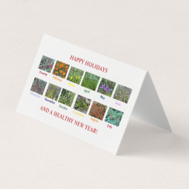 TARJETA ¡FELICES VACACIONES Y UN AÑO NUEVO SALUDABLE!
