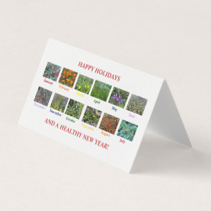 TARJETA ¡FELICES VACACIONES Y UN AÑO NUEVO SALUDABLE!