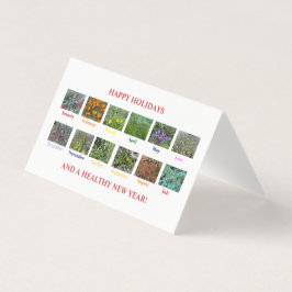 TARJETA ¡FELICES VACACIONES Y UN AÑO NUEVO SALUDABLE!