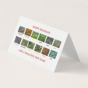 TARJETA ¡FELICES VACACIONES Y UN AÑO NUEVO SALUDABLE!